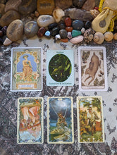 Load image into Gallery viewer, Past Present Future Tarot and Oracle Card Reading