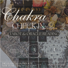 Load image into Gallery viewer, Chakra Check-In Tarot and Oracle Card Reading