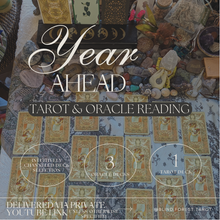 Load image into Gallery viewer, Birthday/ Year Ahead Tarot and Oracle Card Reading