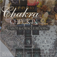 Load image into Gallery viewer, Chakra Check-In Tarot and Oracle Card Reading
